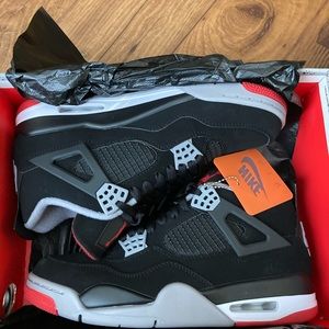 Highest quality air jordan bred 4